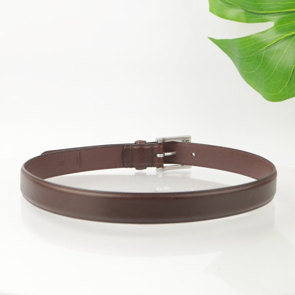 LRL Ralph Lauren Mens Belt Size 32 Brown Leather Adjustable Classic Business - Picture 4 of 12